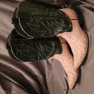 Unique Handmade Ostritch Norteño Cowboy Boots